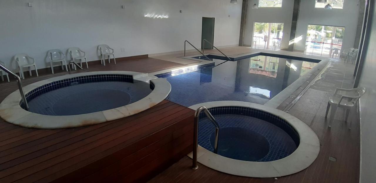 Flat No Apart-Hotel Cavalinho Branco Com Piscina Aquecida 1D8 Aguas de Lindoia Ngoại thất bức ảnh