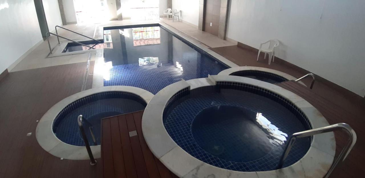 Flat No Apart-Hotel Cavalinho Branco Com Piscina Aquecida 1D8 Aguas de Lindoia Ngoại thất bức ảnh