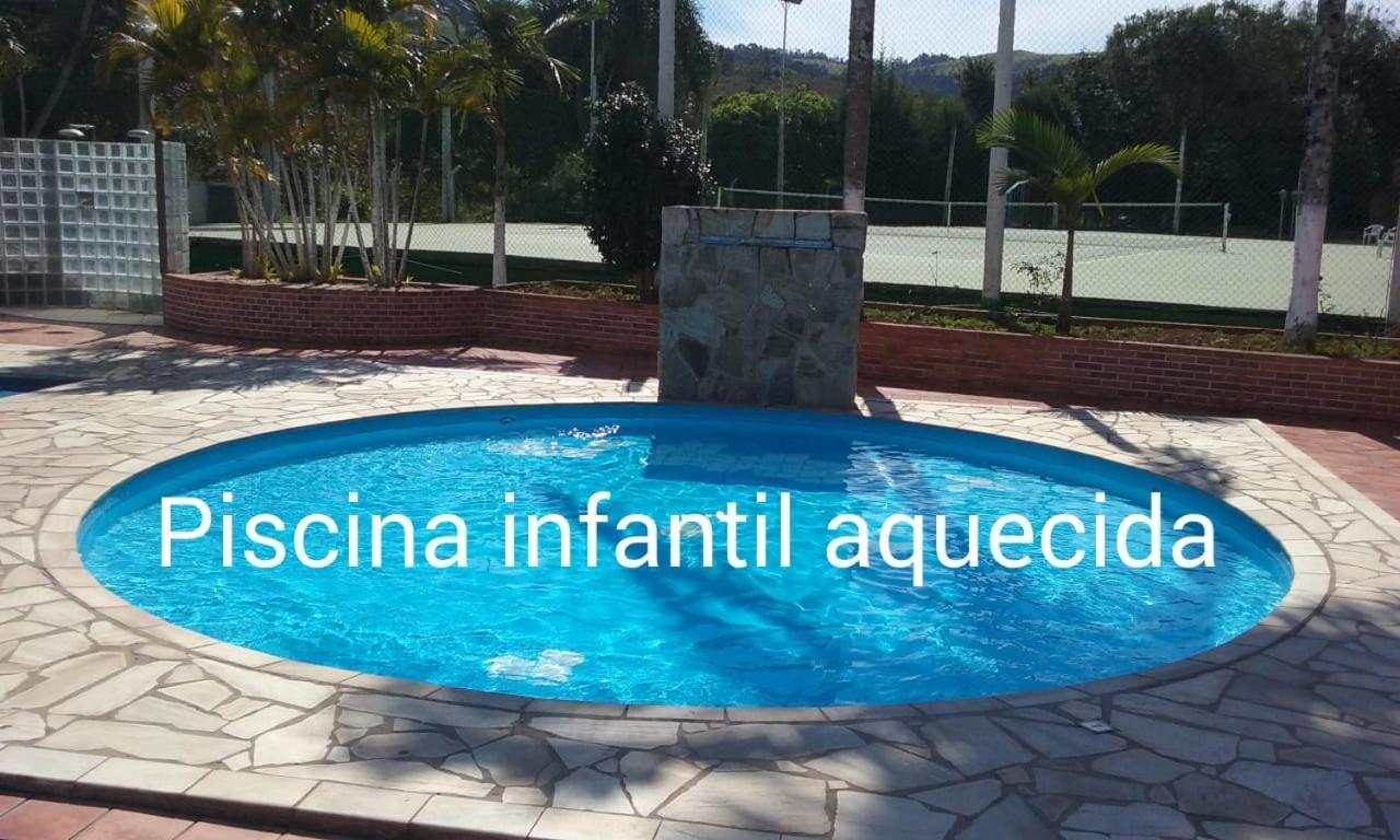 Flat No Apart-Hotel Cavalinho Branco Com Piscina Aquecida 1D8 Aguas de Lindoia Ngoại thất bức ảnh